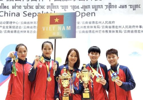 Cầu mây nữ U23 giành thêm 2 huy chương vàng tại giải China Open 2023